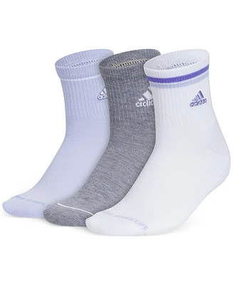 adidas Women's 3-Pk. Cushioned Sport 2.0 High Quarter Socks 5159153A