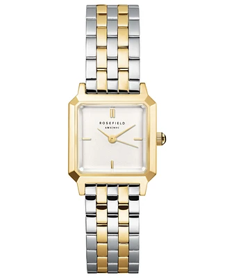 Rosefield Boxelle Women's Two Tone Stainless Steel Bracelet Watch 19.5mm