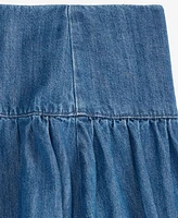 On 34th Women's Denim Bubble-Hem Mini Skirt, Exclusively at Macy's