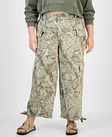 Madden Girl Trendy Plus Camouflage Utility Joggers