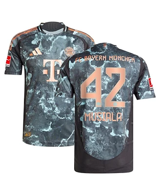 Adidas Men's Jamal Musiala Black Bayern Munich 2024/25 Away Authentic Player Jersey