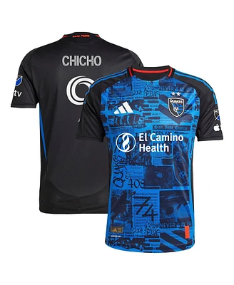 Adidas Men's Cristian Arango Black San Jose Earthquakes 2025 Headliner Authentic Player Jersey
