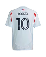 Adidas Big Boys and Girls Luciano Acosta Light Blue Fc Dallas 2025 The Inferno Kit Replica Player Jersey