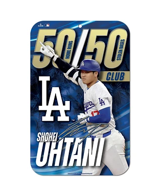 Wincraft Shohei Ohtani Los Angeles Dodgers 50/50 Club 11'' x 17'' Indoor/Outdoor Styrene Sign