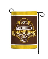 Wincraft Western Michigan Broncos 2025 Ncaa Frozen Four Men's Ice Hockey National 12" x 18" Double-Sided Garden Flag
