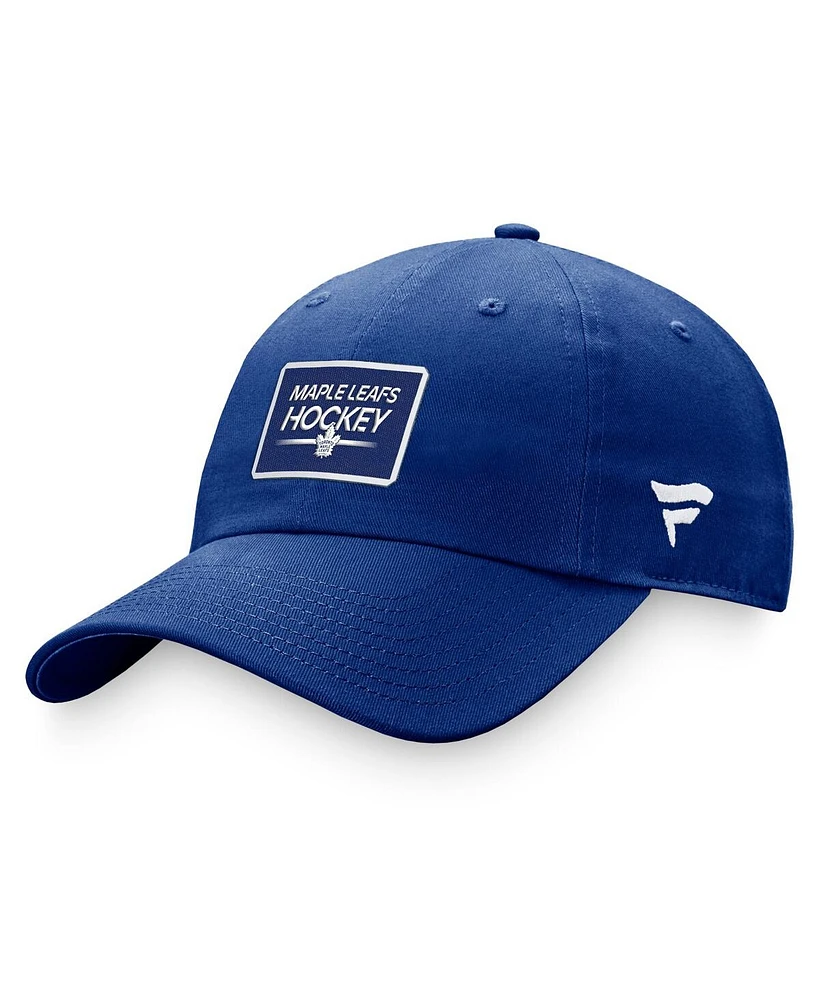 Fanatics Women's Blue Toronto Maple Leaves Authentic Pro Rink Adjustable Hat