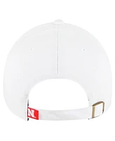 '47 Brand Women's White Nebraska Huskers Pensacola Clean Up Adjustable Hat