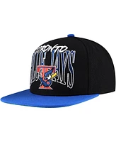 Mitchell & Ness Men's Black Toronto Blue Jays Rise Up Snapback Hat