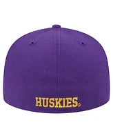 New Era Men's Purple Washington Huskies Vault 59FIFTY Fitted Hat