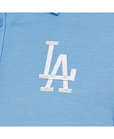 Antigua Women's Light Blue Los Angeles Dodgers Play Through Polo Dress