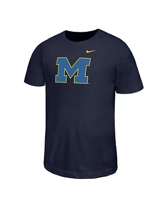Nike Big Boys and Girls Navy Michigan Wolverines Legend Color Pop Performance T-Shirt