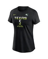 Nike Women's Paige Bueckers Black Dallas Wings 2025 Wnba Draft Rebel Edition Name Number T-Shirt