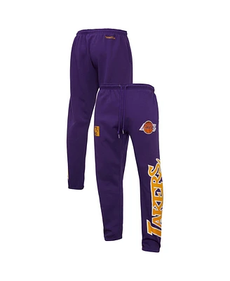 Mitchell & Ness Men's Purple Los Angeles Lakers Hardwood Classics Team Origins Pants