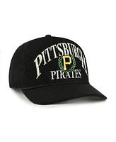 '47 Brand Men's Black Pittsburgh Pirates Pitchout Rope Hitch Adjustable Hat
