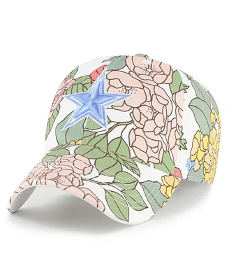 '47 Brand Women's White Dallas Cowboys Florentina Clean Up Adjustable Hat