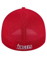 New Era Big Boys and Girls Red Los Angeles Angels Camo 39THIRTY Flex-Fit Hat