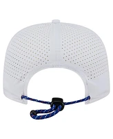 New Era Men's White New York Knicks Performance Rope Golfer Adjustable Hat