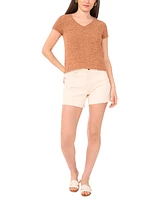 Vince Camuto Women's Short-Sleeve Knit Top