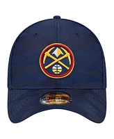 New Era Men's Navy Denver Nuggets Subtle Camo 39THIRTY Flex Hat