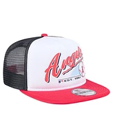 New Era Big Boys and Girls White Los Angeles Angels Retro 9FIFTY Snapback Hat