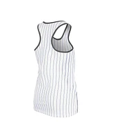 New Era Women's White Los Angeles Dodgers Gameday Pinstripe Tank Top