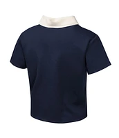 Outerstuff Big Girls 2-Piece Navy Los Angeles Dodgers Base Trainer Johnny Polo Shirt and Skort Set