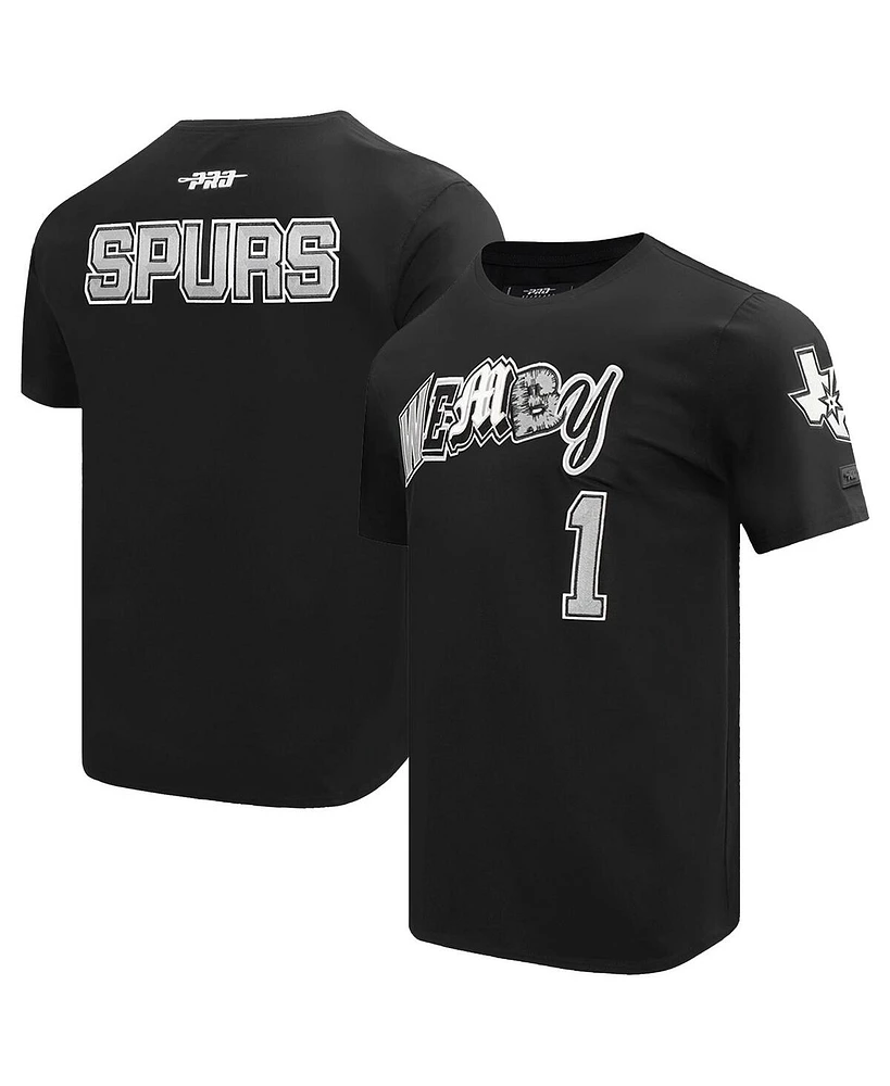 Pro Standard Men's Victor Wembanyama Black San Antonio Spurs City Ransom T-Shirt