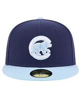 New Era Men's Navy/Light Blue Chicago Cubs Color Pack 2-Tone 59FIFTY Fitted Hat
