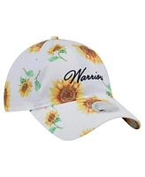 New Era Women's White Golden State Warriors Adventure Flower 9TWENTY Adjustable Hat