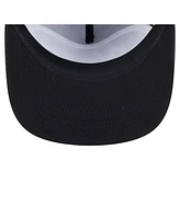 New Era Men's Black Brooklyn Nets Team Text Golfer Snapback Hat
