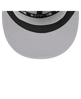 New Era Men's Los Angeles Lakers Adventure Denim Split Panel 9FIFTY Snapback Trucker Hat
