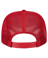 New Era Men's Scarlet San Francisco 49ers Main Trucker 9SEVENTY Stretch Snap Hat