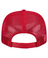 New Era Men's Scarlet Ohio State Buckeyes Primary 9SEVENTY Trucker Stretch-Snap Hat