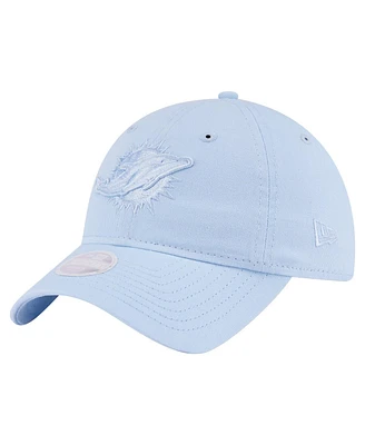 New Era Women's Light Blue Miami Dolphins Color Pack 9TWENTY Adjustable Hat