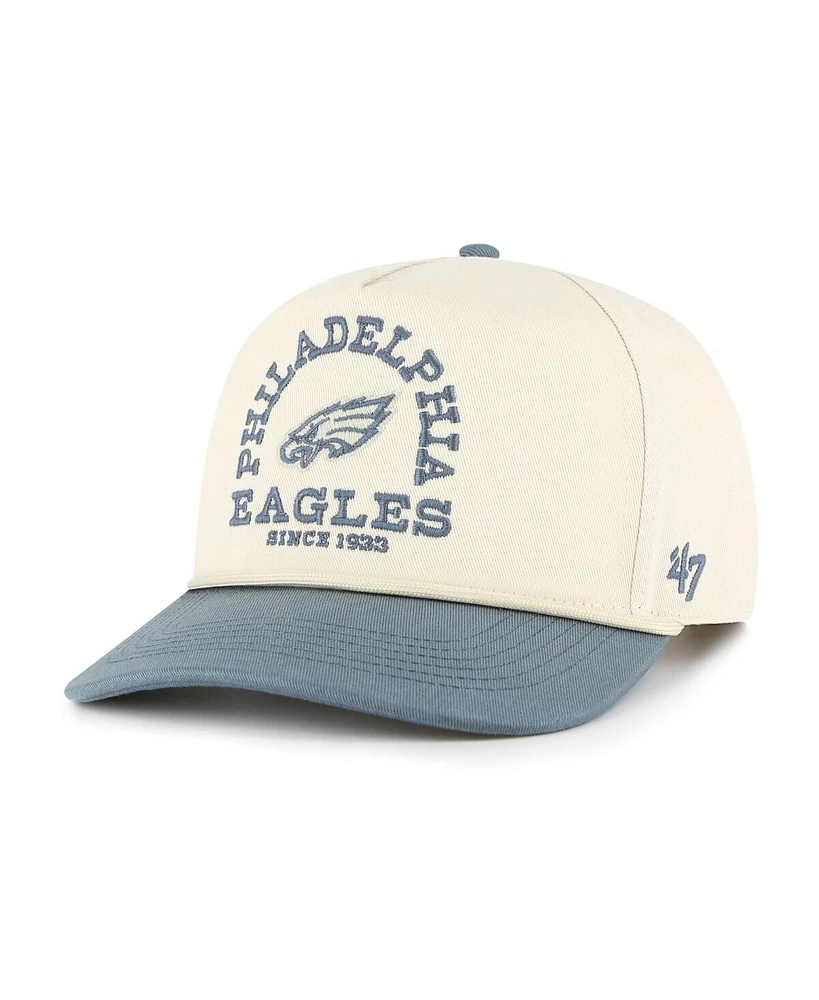 '47 Brand Men's Cream Philadelphia Eagles Ranchero Hitch Adjustable Hat