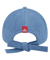 New Era Women's Denim Ohio State Buckeyes A-Frame 9FORTY Adjustable Hat