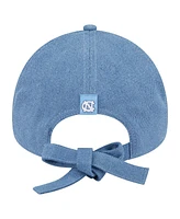 New Era Women's Denim North Carolina Tar Heels A-Frame 9FORTY Adjustable Hat