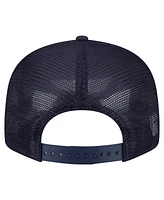 New Era Men's Navy Notre Dame Fighting Irish Split Panel 9FIFTY Snapback Trucker Hat