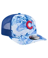 New Era Men's Royal Chicago Cubs Hula Trucker 9SEVENTY Adjustable Hat