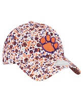 New Era Women's White Clemson Tigers Blooming 9TWENTY Adjustable Hat