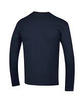 Champion Men's Navy Michigan Wolverines Basic Arch Long Sleeve T-Shirt