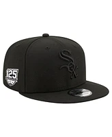 New Era Men's Black Chicago White Sox 125th Anniversary 9FIFTY Snapback Hat