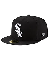 New Era Men's Black Chicago White Sox 125th Anniversary 59FIFTY Fitted Hat