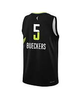 Nike Big Boys and Girls Paige Bueckers Black Dallas Wings 2025 Wnba Draft Rebel Edition Victory Player Jersey