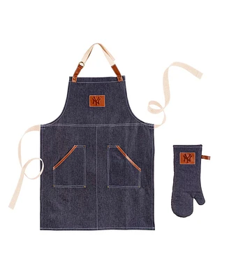 Evergreen Enterprises New York Yankees 3-Piece Grill Apron and Glove Set