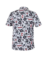 Reyn Spooner Men's White Cleveland Guardians Pua Performance Polo Shirt