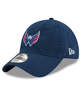New Era Men's Alexander Ovechkin Navy Washington Capitals Nhl All-Time Goals Leader Side Patch 9TWENTY Adjustable Hat