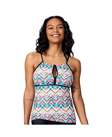 Free Country Women's 2-in-1 Keyhole Tankini Top
