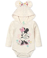 Disney Baby Girls 3-Pc. Minnie Mouse Bodysuits & Joggers Set