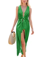 Cupshe Women's Forest Whisper Green Cover-Up Kimono
